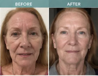 HIFU client 7: before and after photos